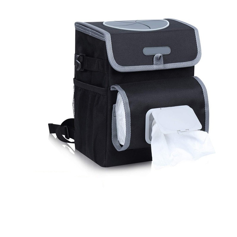 Car Garbage Bag With Tissue Support (1)